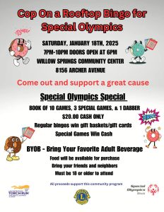 BINGO for Special Olympics @ Community Center