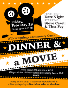 Dinner & a Movie @ Community Center